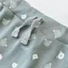 Bibaby Pijama Takımı Organik Hug Me Bear Yeşil
