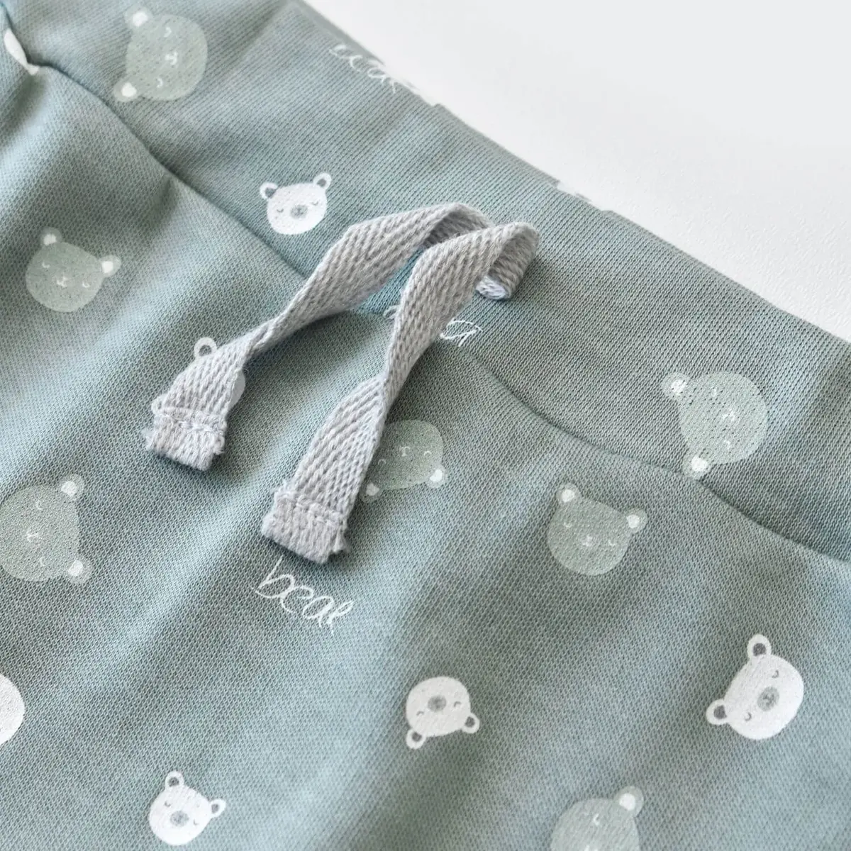 Bibaby Pijama Takımı Organik Hug Me Bear Yeşil