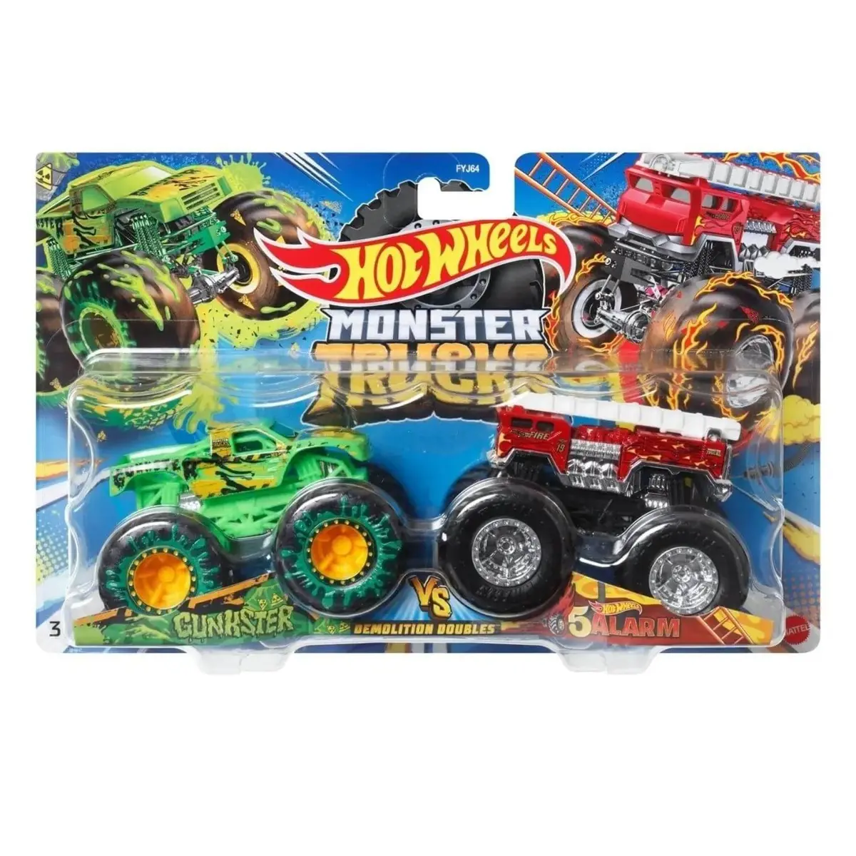 Hot Wheels Monster Trucks Güçlü İkili 1:64 Arabalar