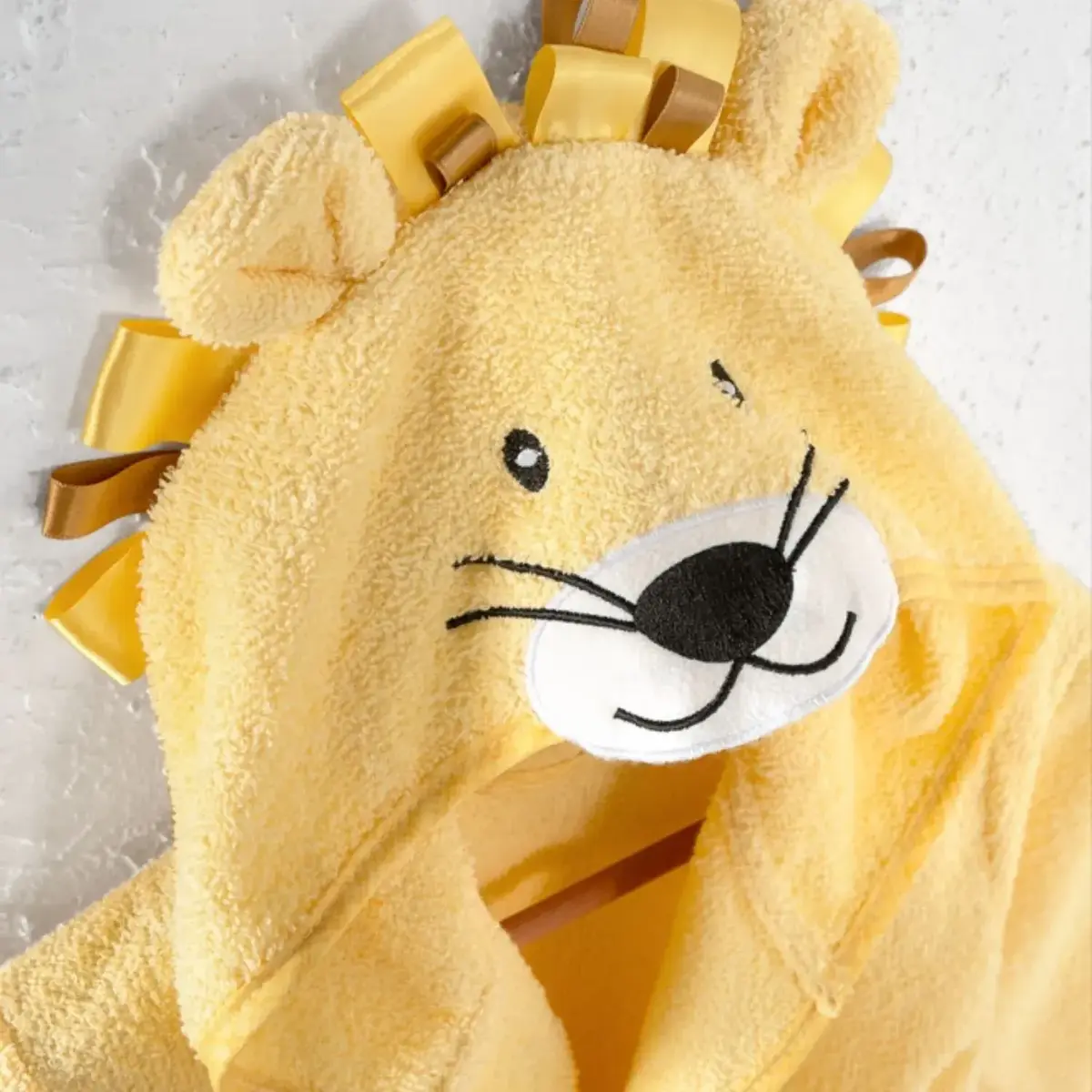 Angeltouch Bebek Bornozu Figürlü Sarı