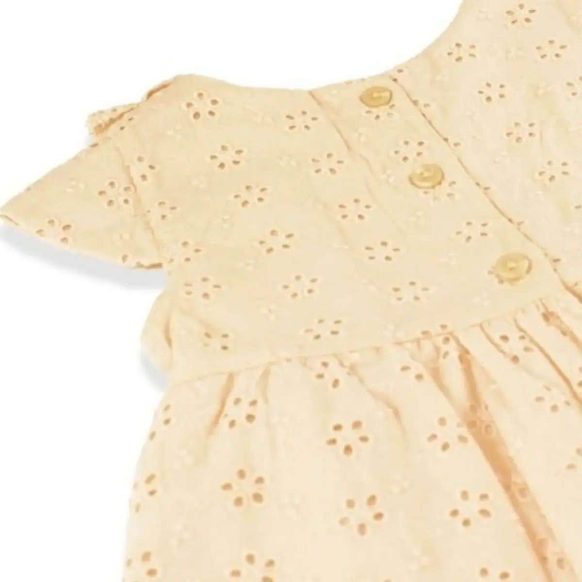 Bibaby Organik Elbise Blossom Ekru