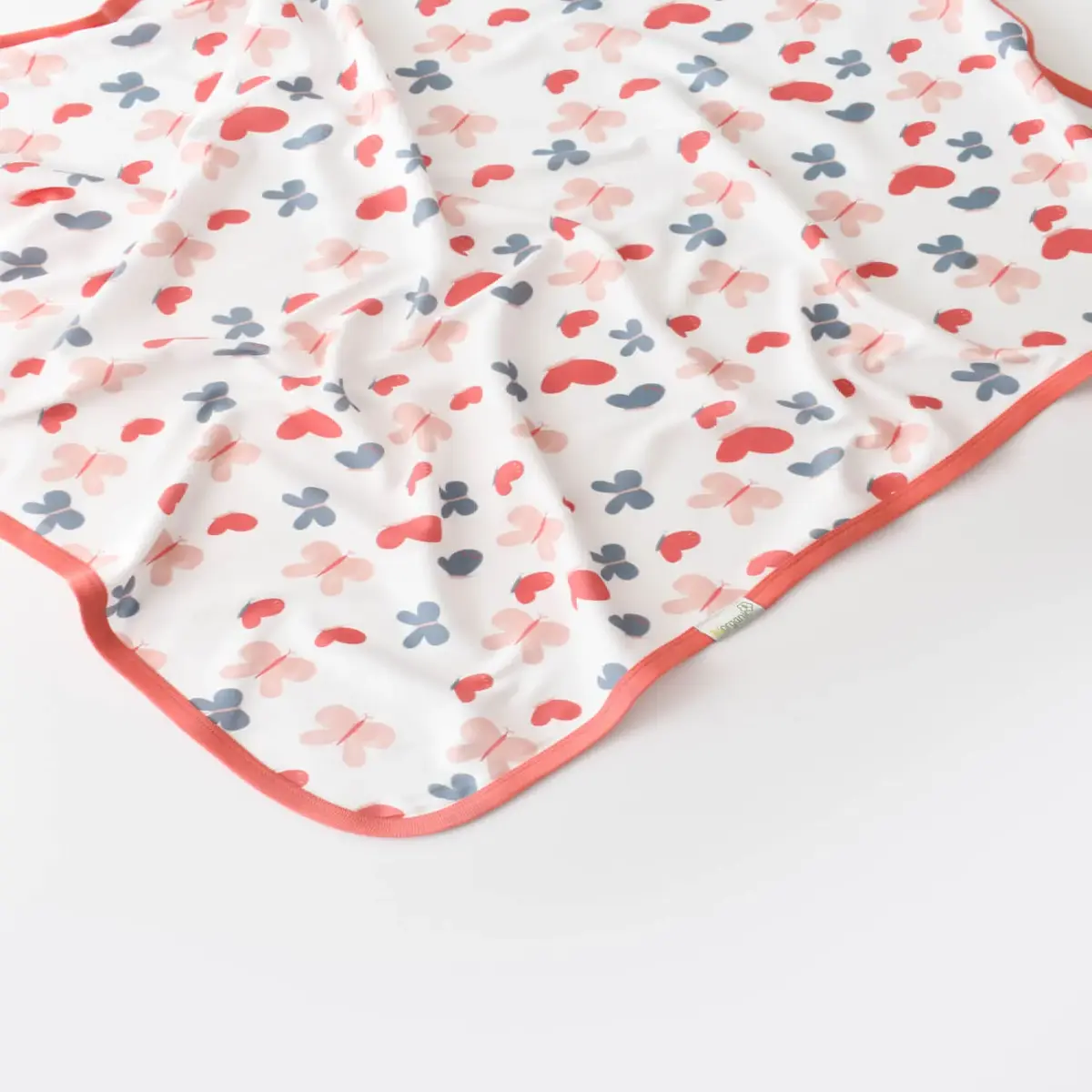 Bibaby Organk Zıbın Takımı Battaniyeli Tüllü Wild Flowers Coral