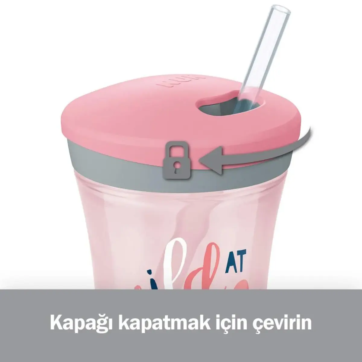Nuk Action Evo Cup Pembe 230 ml