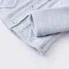 Bibaby Hırka Triko Desenli Welsoftlu Mavi