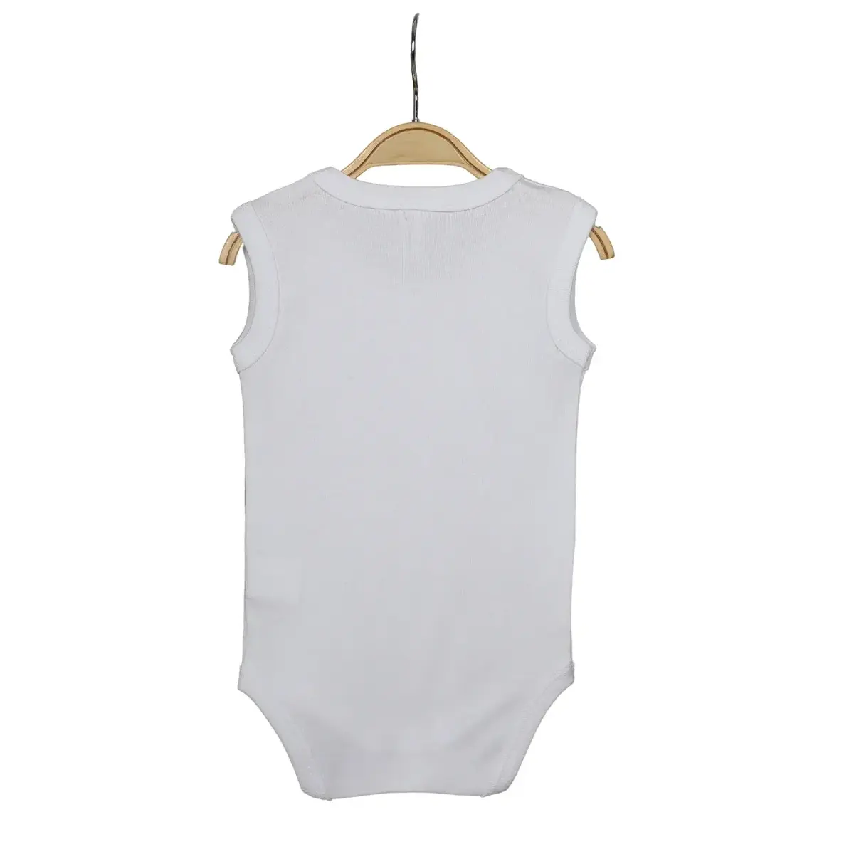 Hvc Bebek Body Askılı Atlet Body Ribanalı Pamuklu Zıbın Beyaz 5li Unisex