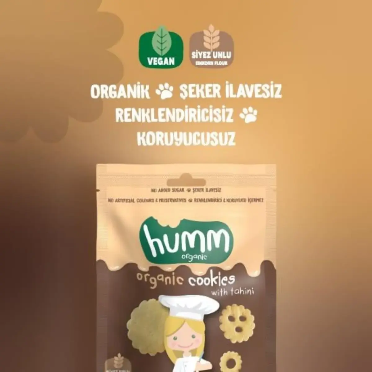 Humm Tahinli ve Pekmezli Vegan Kurabiye 55 gr