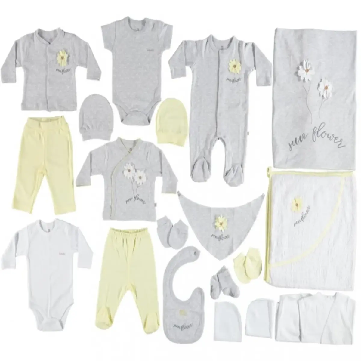 Bibaby Hastane Çıkışı 20li Sun Flower Kar Beyaz