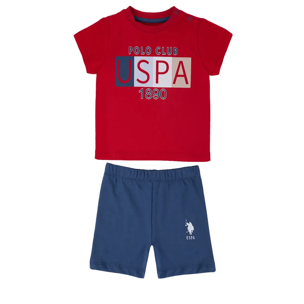 U.S. Polo 2li Takım T-Shirt Kırmızı