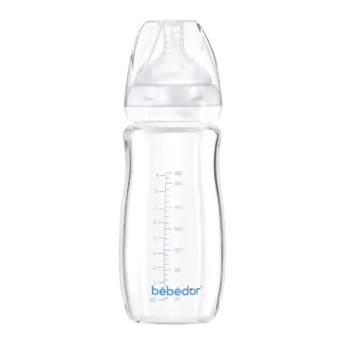 Bebedor Isıya Dirençli Cam Biberon 260 ml