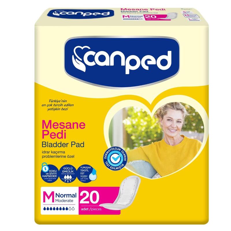 Canped Ultra Mesane Pedi Avantaj Paket 20li M Beden