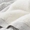 Bibaby Battaniye Triko Elegance Gri Melanj