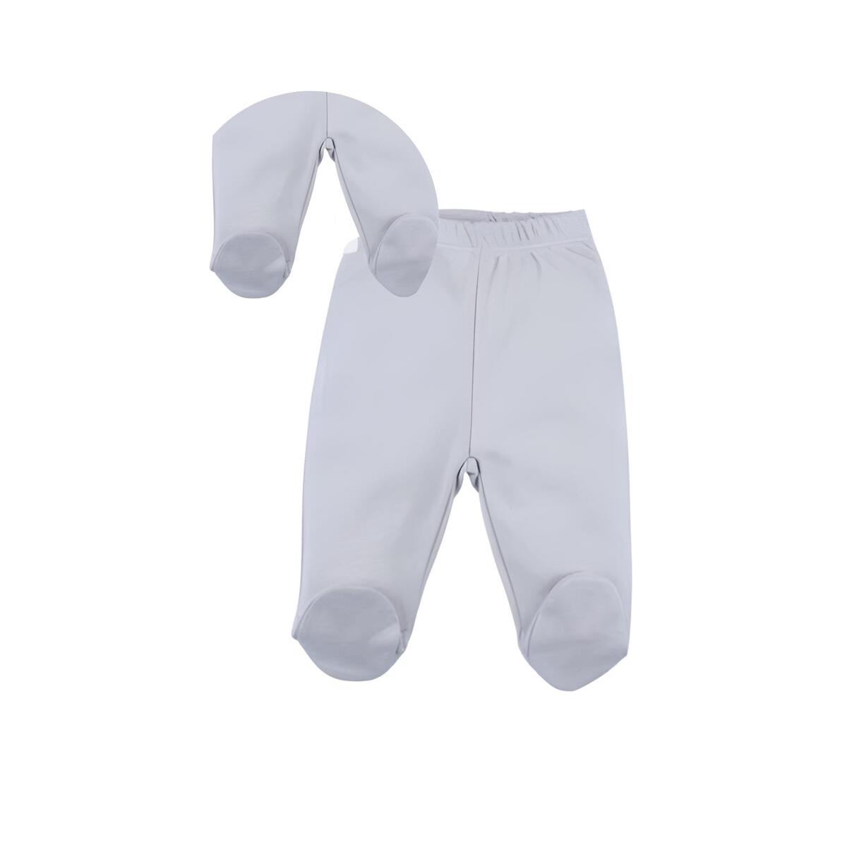 Ciccim Baby Zıbın Takımı Bodyli Ayıcık Gri