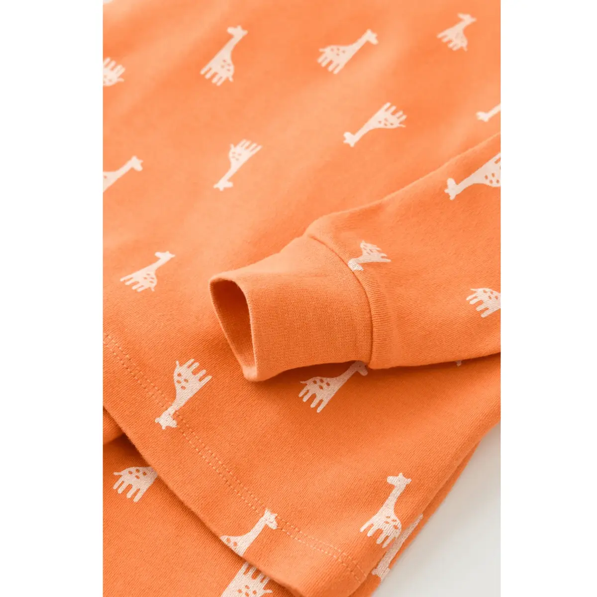 Bibaby Pijama Takımı Happy Graffe Turuncu