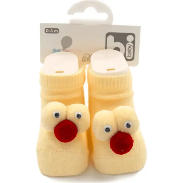 Bibaby Çorap Soket Eyes Sarı