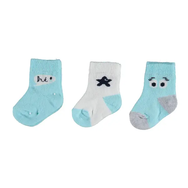 Bibaby Organik Çorap Soket 3lü Hi Mint