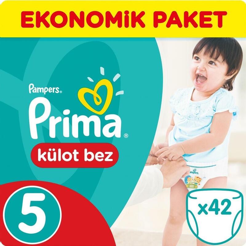 Prima Pants Külot Bebek Bezi 5 Beden Junior 11-18 Kg 42li Jumbo Paket