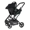 Duux One Travel Sistem Bebek Arabası Siyah Antrasit