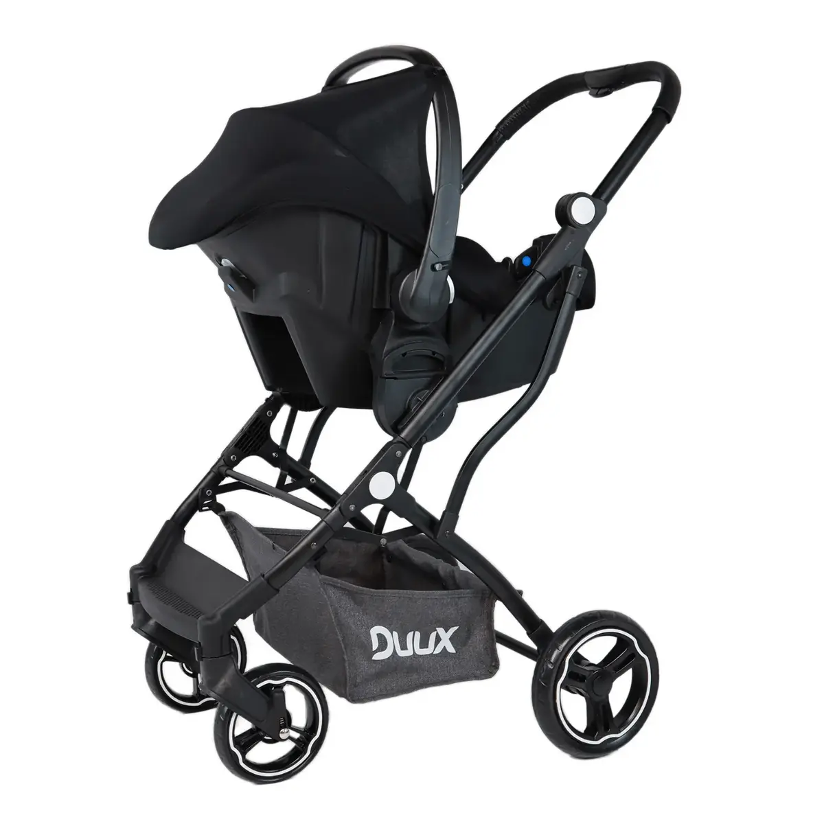 Duux One Travel Sistem Bebek Arabası Siyah Antrasit