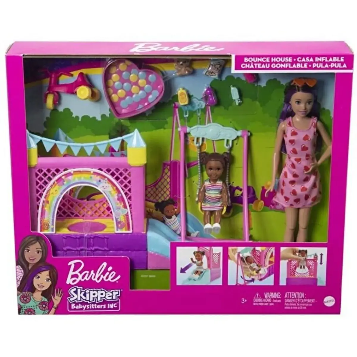 Barbie  Bebek Bakıcısı Skipper Oyun Evi Seti