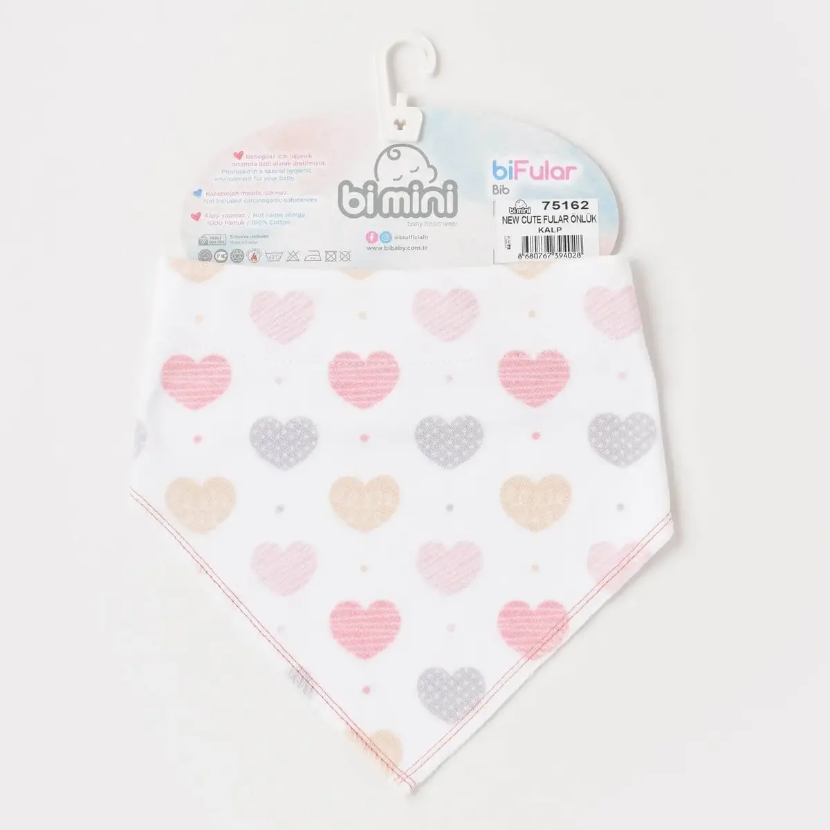 Bibaby Fular Önlük Bimini New Cute Kalp