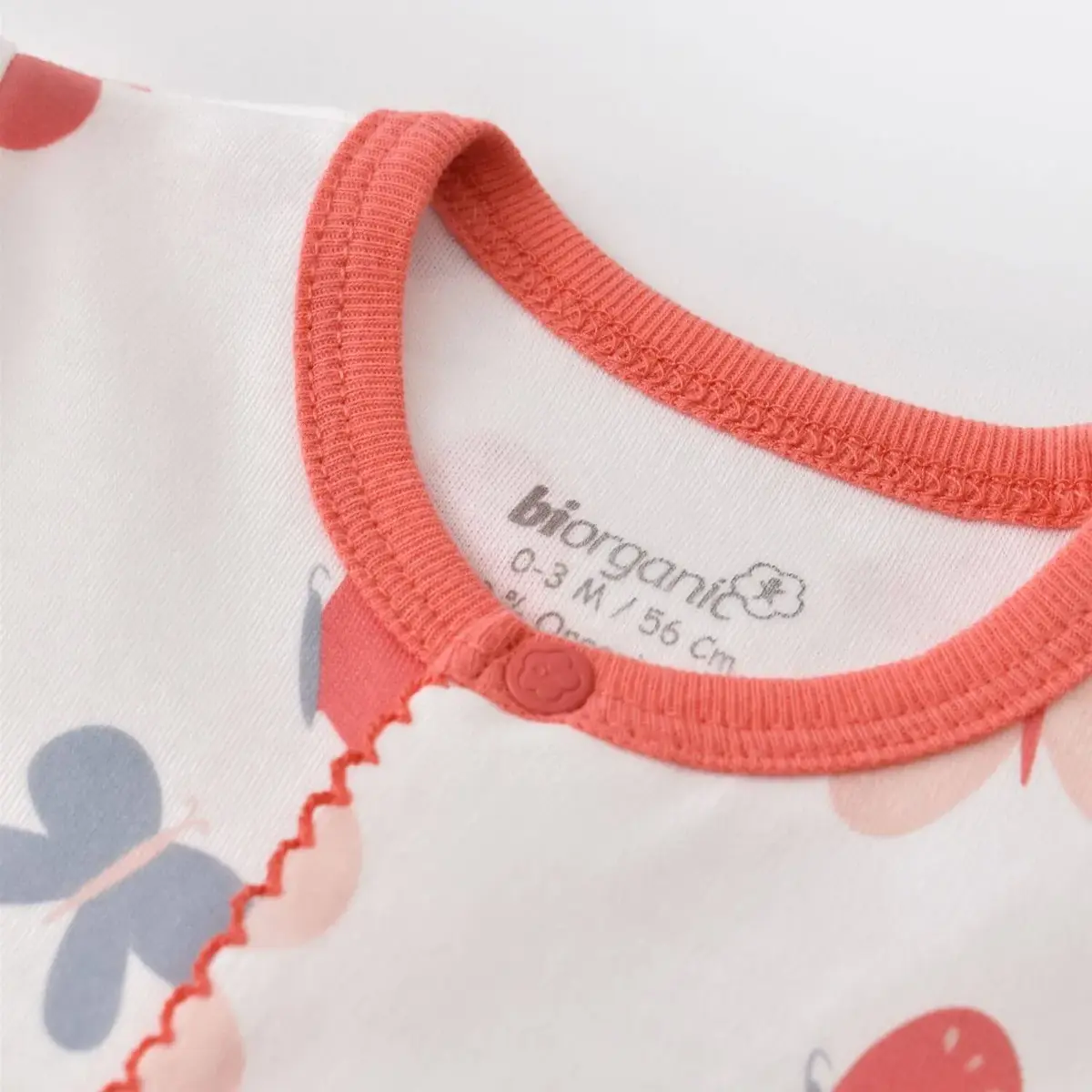 Bibaby Organik Tulum Wild Flowers Coral