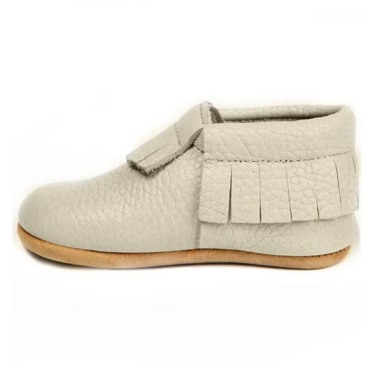 Ella Bonna Bebek Ayakkabısı Hakiki Deri Mokosen Bej