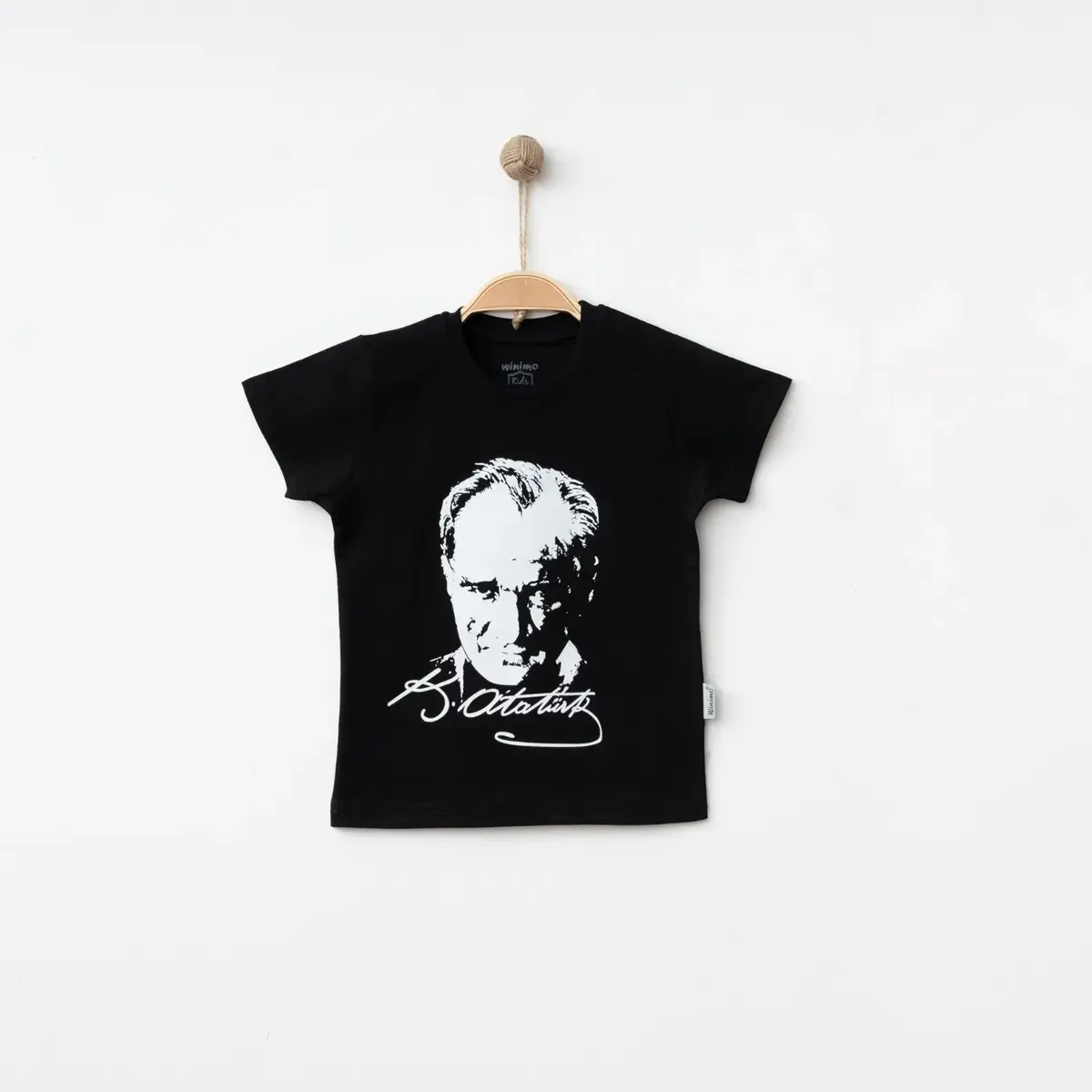 Winimo T-Shirt Atatürk Baskılı Siyah