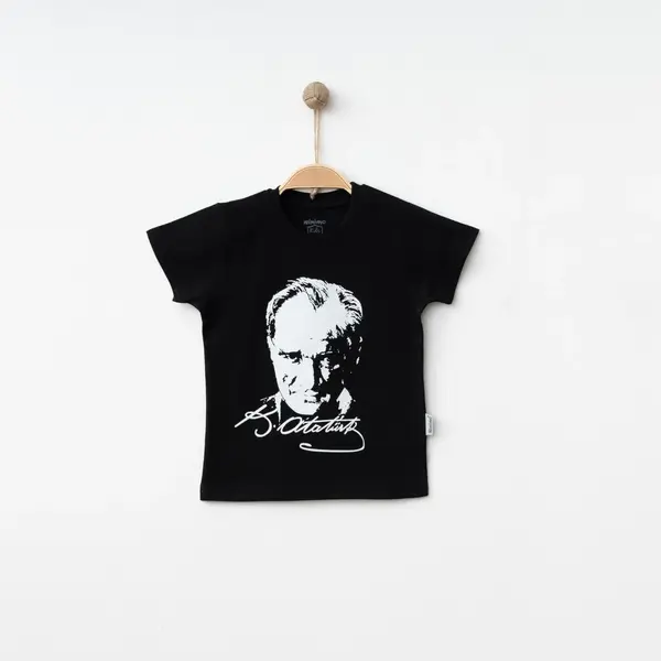 Winimo T-Shirt Atatürk Baskılı Siyah