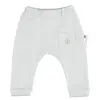 Bibaby Organik Pantolon Patiksiz Basic Nature Beyaz