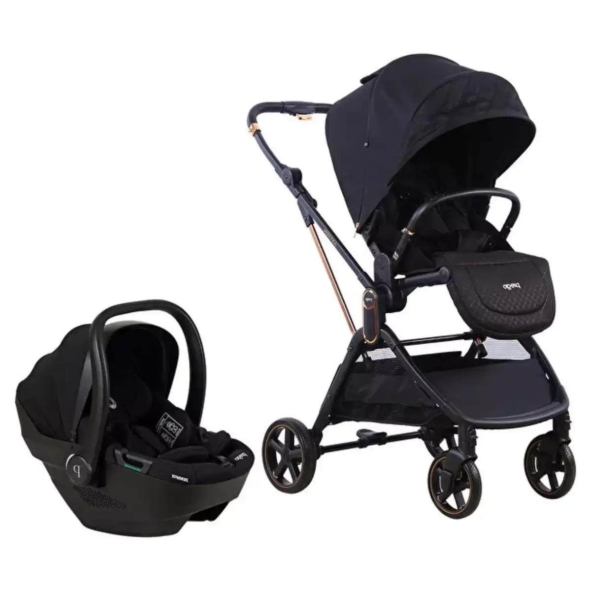 Prego 2415 Mios Premium I-Size Travel Sistem Bebek Arabası Siyah
