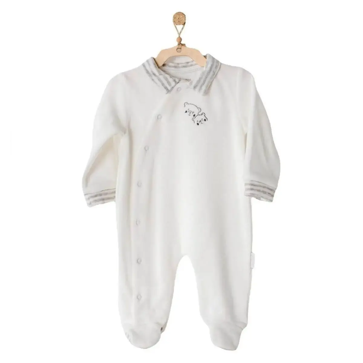 Andy Wawa Tulum Velvet Hello Little One Ekru