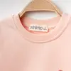 Winimo Sweatshirt Kalp Baskılı Pudra