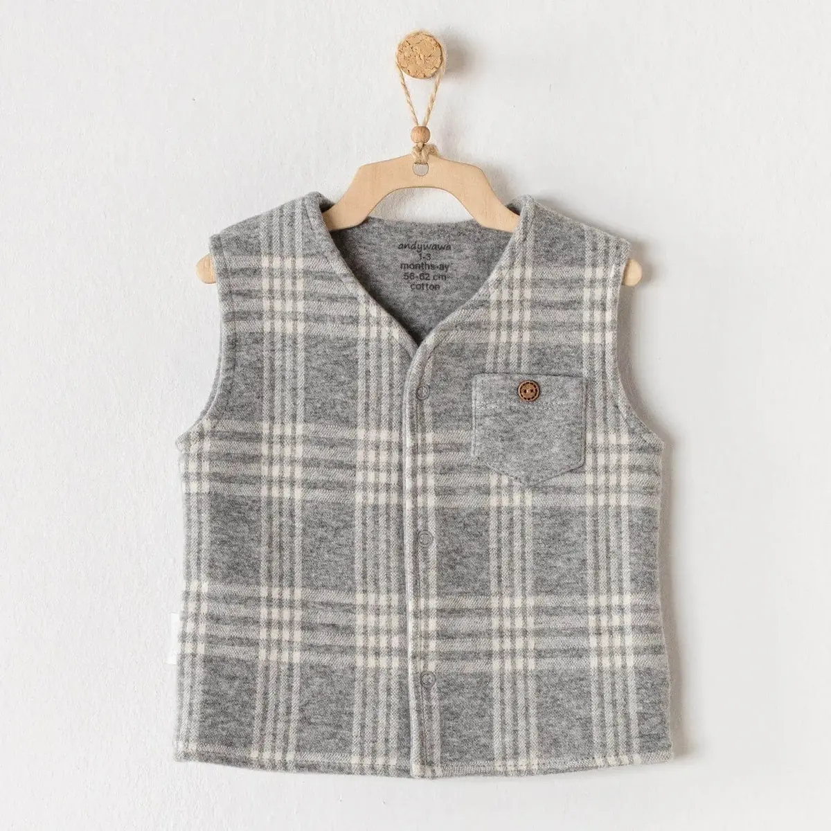 Andy Wawa Yelek Little Hedgehod Gri