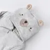 Bibaby Organik Hırka Hug Me Bear Kar Melanj