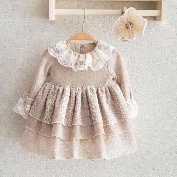 Miomini Elbise Saç Bantlı Triko Kahverengi 