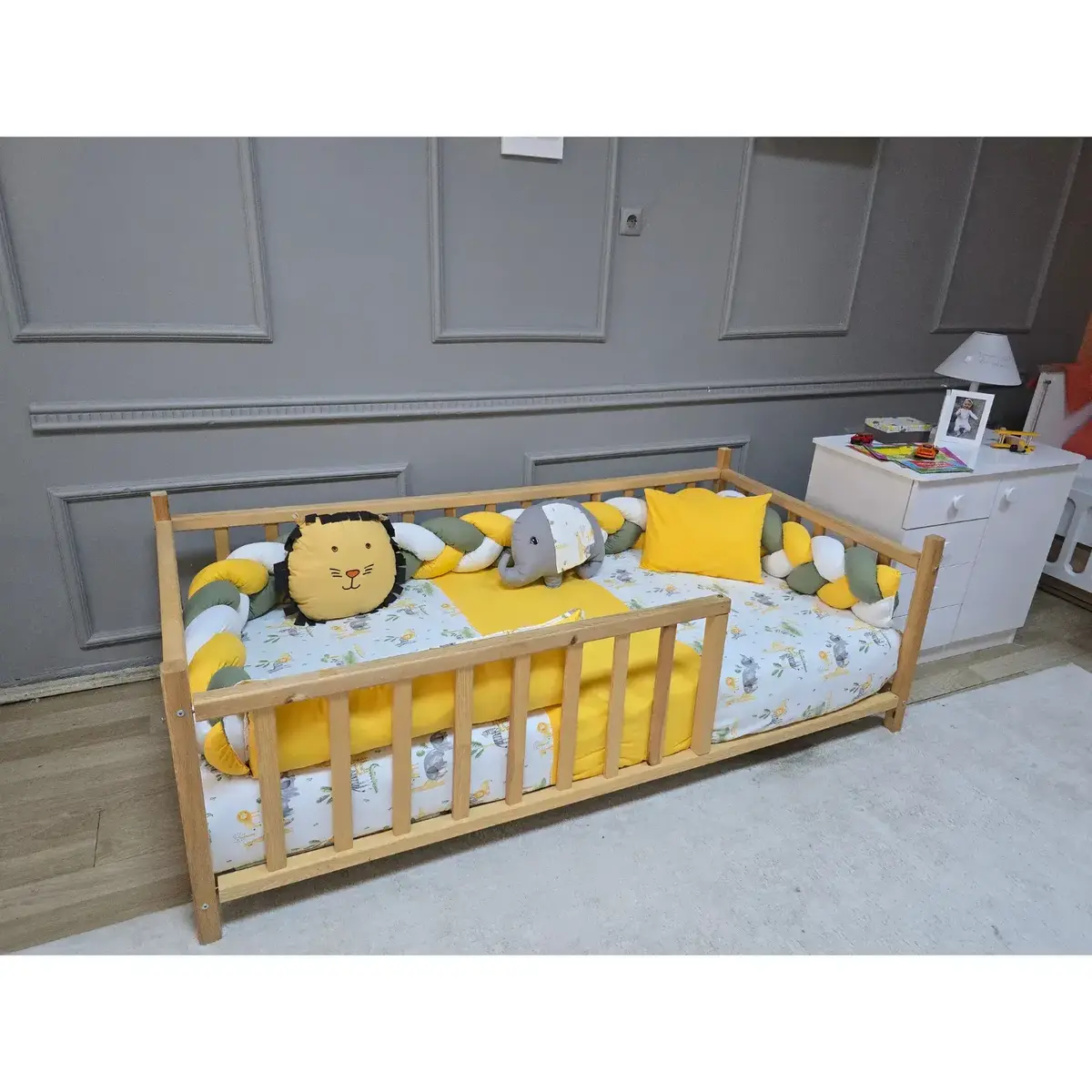 Yuar Baby Motessori Örgü Uyku Seti Sarı Amazon