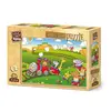 Art Kids Hayvanlar Treni Ahşap Puzzle 25 Parça