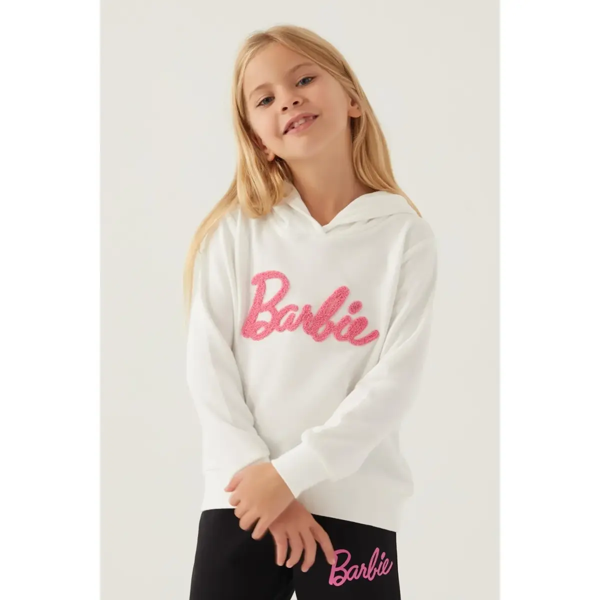 Barbie Sweatshirt Krem Barbie Sweatshirt Krem