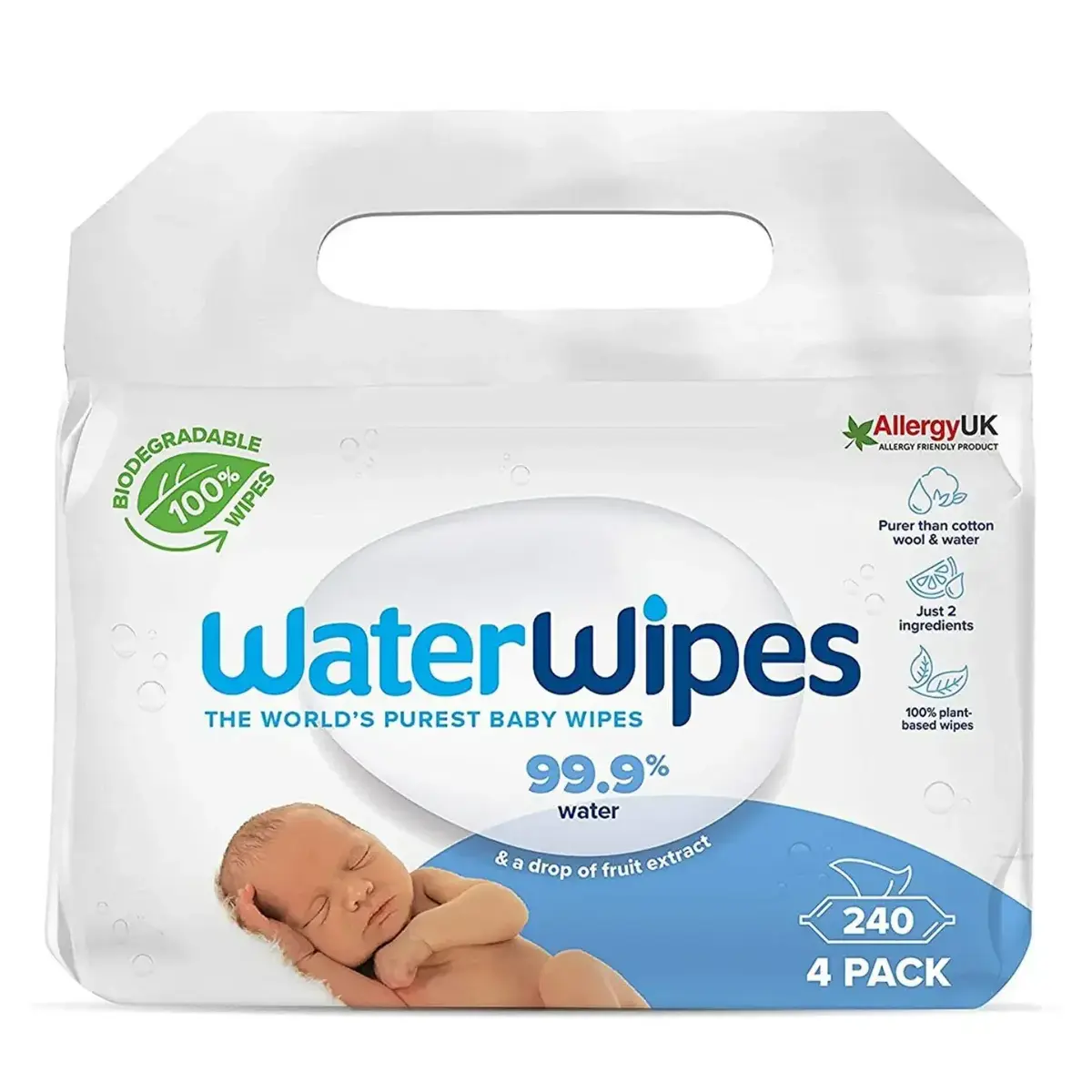 WaterWipes Bio Islak Mendil 4x60lı
