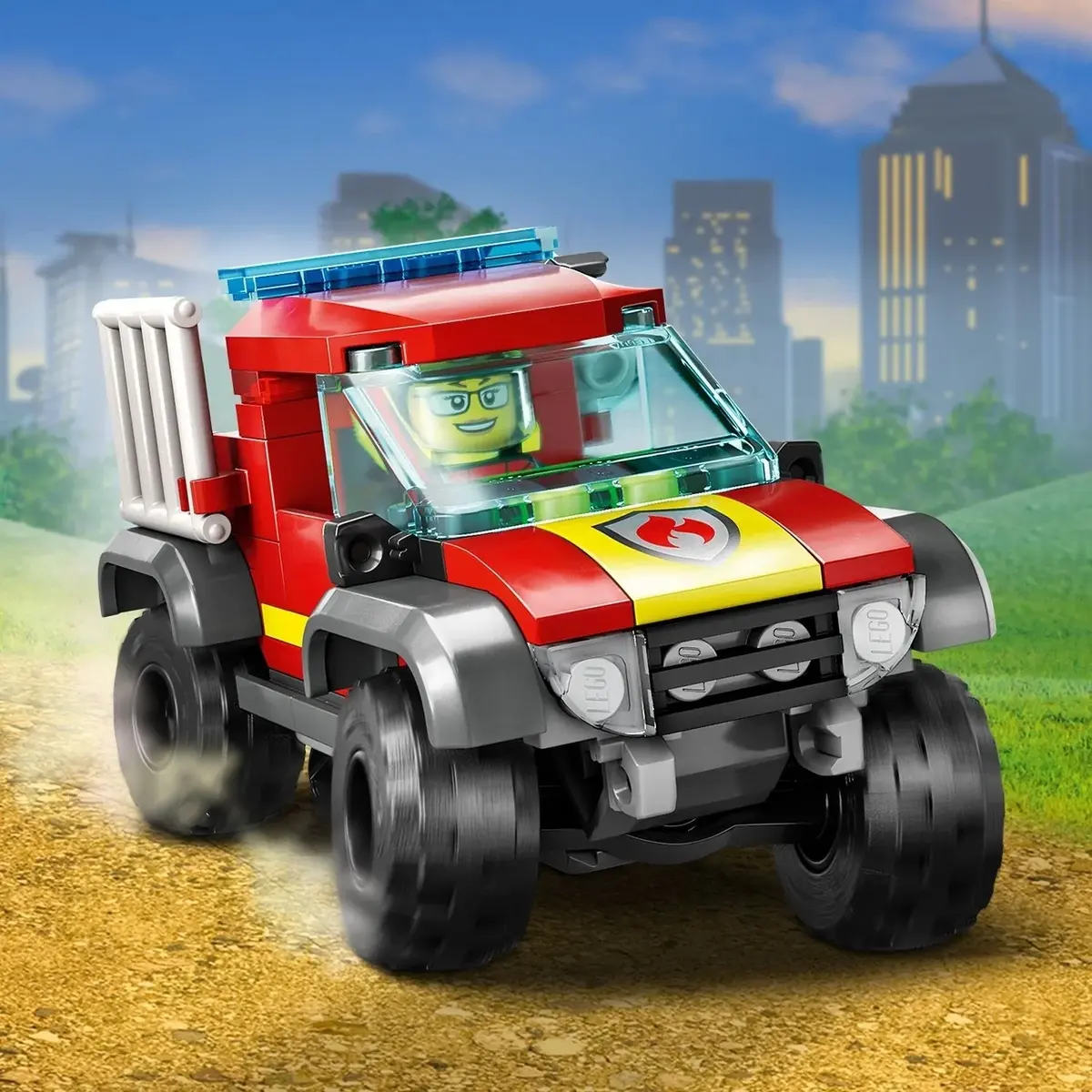 LEGO City 4x4 İtfaiye Kamyonu Kurtarma Operasyonu 60393