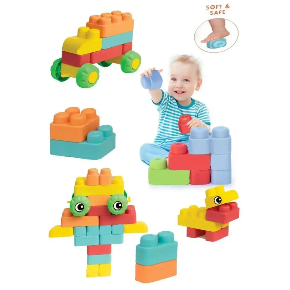 Soft Maxi Bloklar 41 Parça Çanta