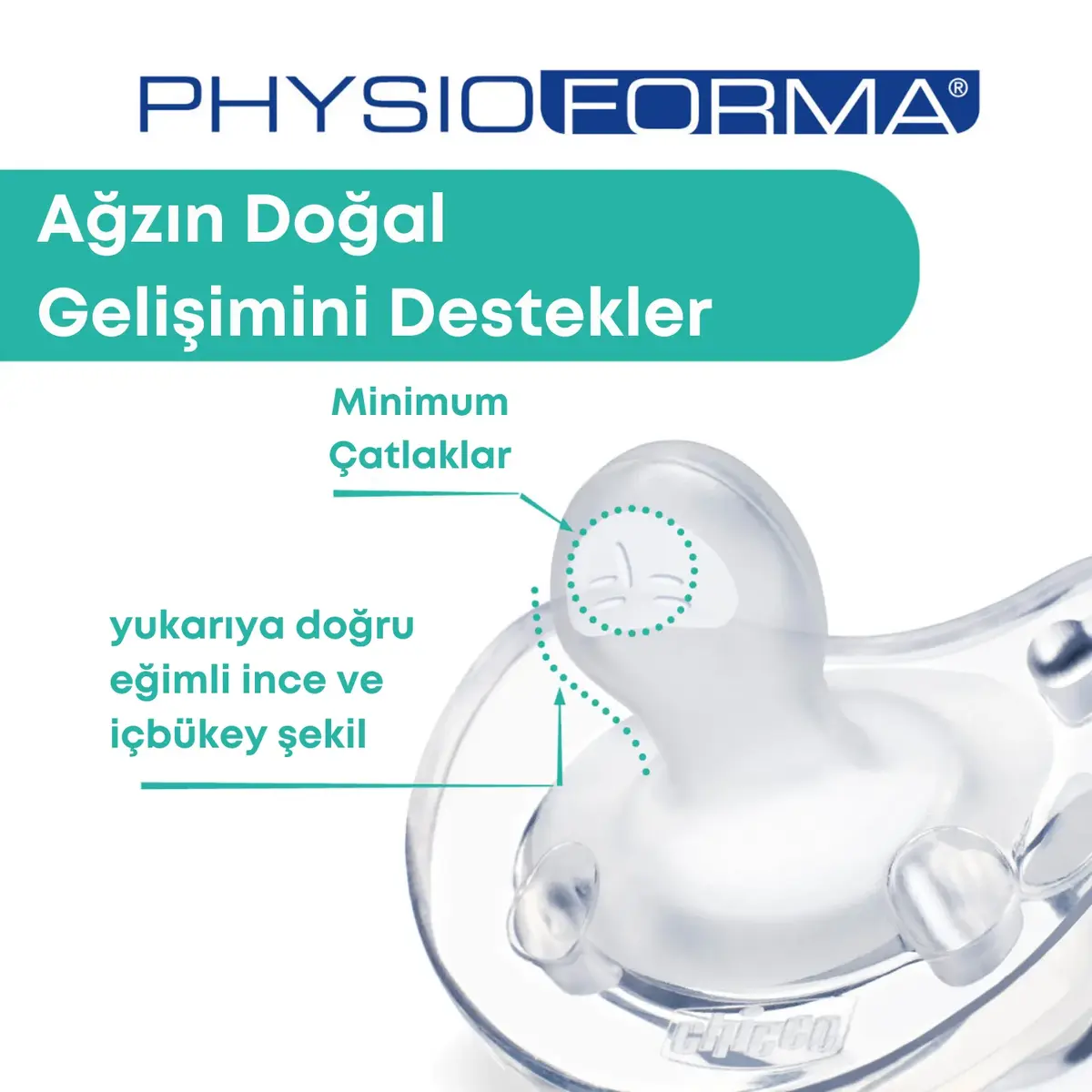 Chicco Physioforma Luxe Emzik 2li 16-36 Ay Kız 2li