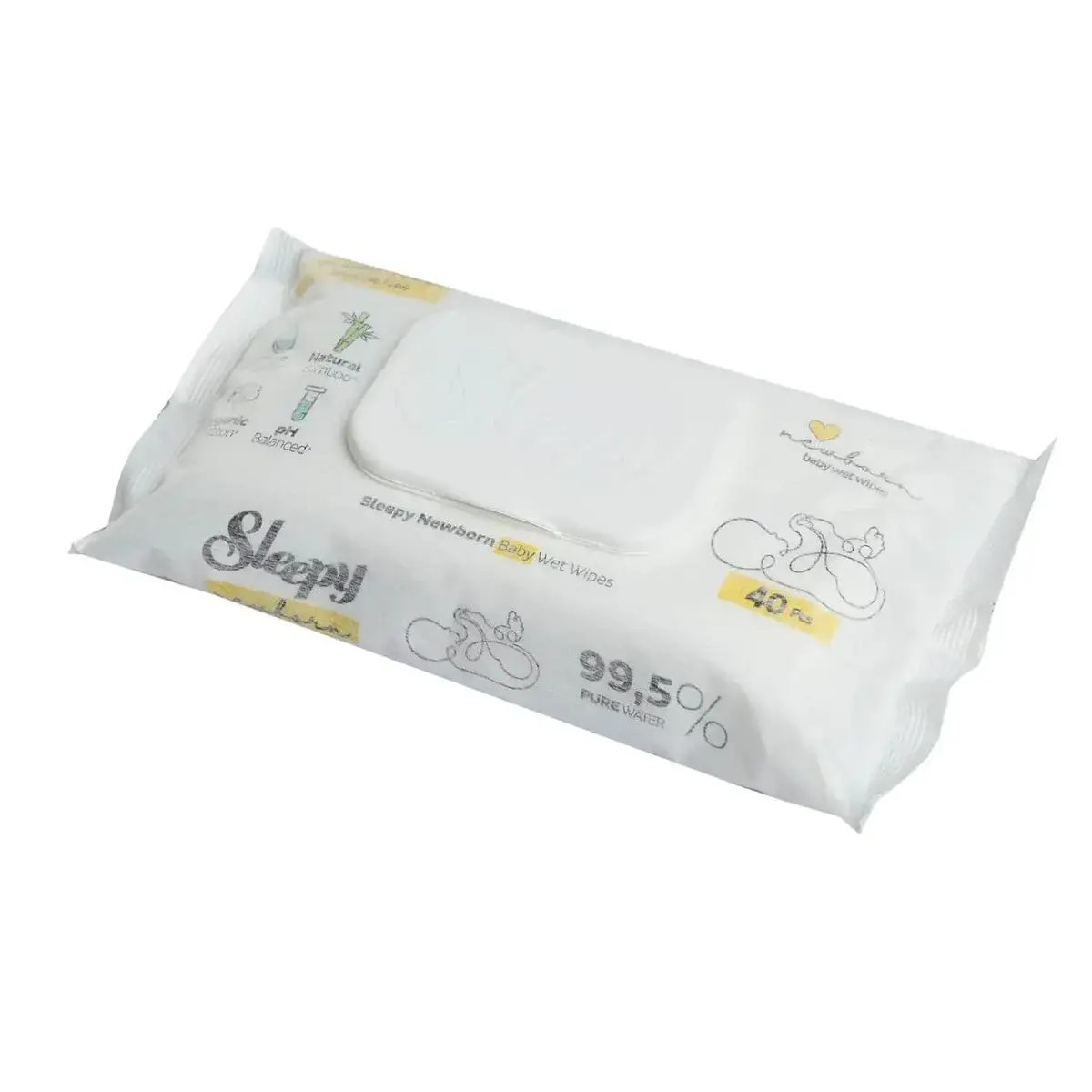 Sleepy Yenidoğan Islak Mendil 12x40lı