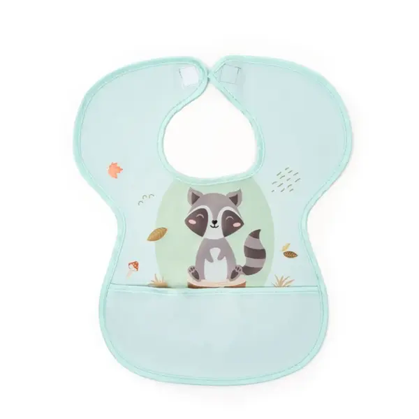 Sevi Bebe Cırtlı Muşamba Önlük Rakun