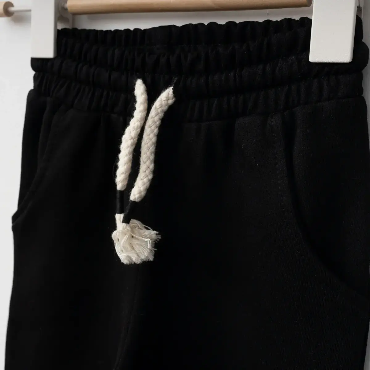 Bebolly Eşofman Altı Makes Me Smile Baskılı Siyah