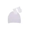 Sevi Bebe Şapka Eldiven Set Beyaz