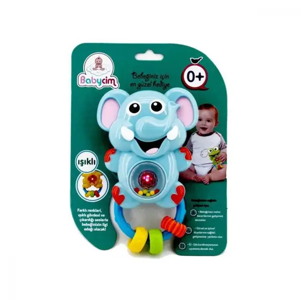 Babycim Fil Çıngırak Sesli
