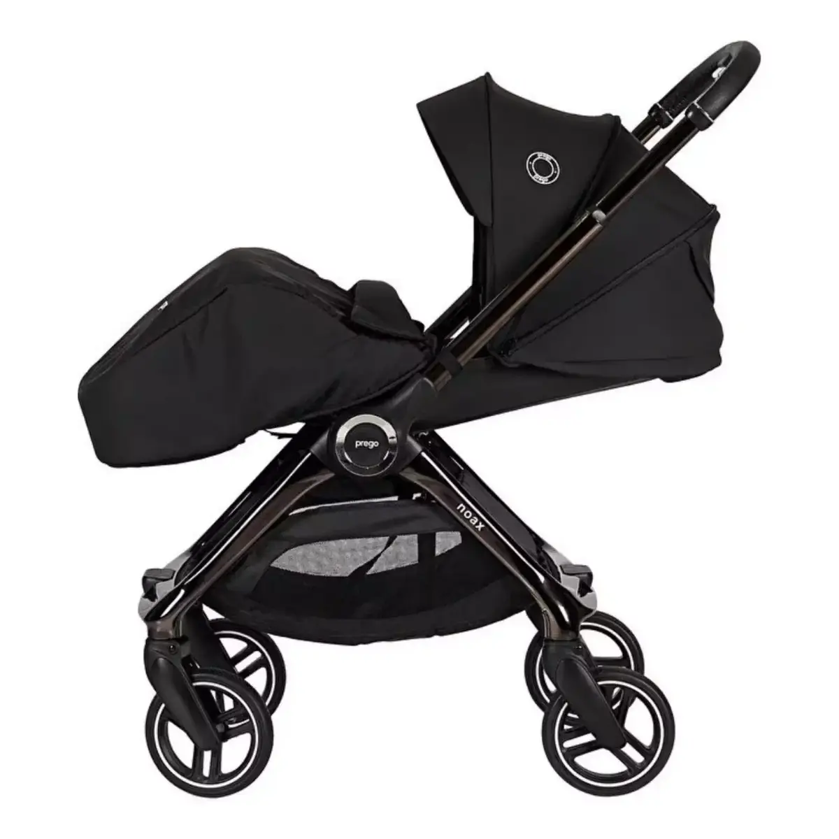 Prego 2440 Noax Zenofix Travel Sistem Bebek Arabası Siyah