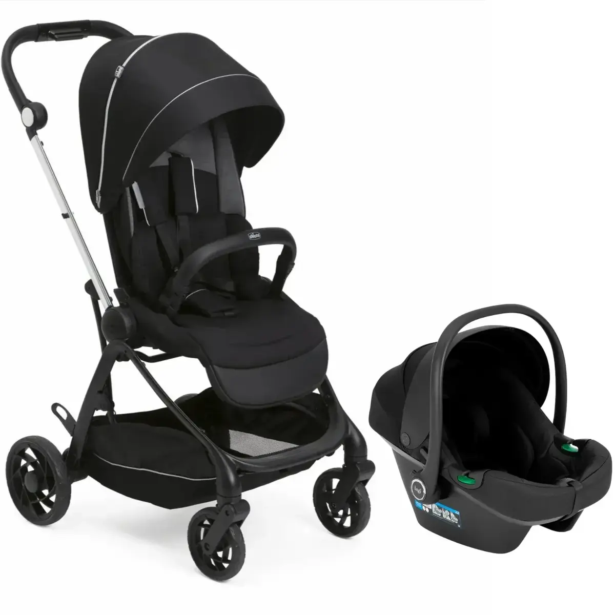 Chicco One4Ever Lounge Travel Sistem Bebek Arabası Black Beauty