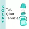 Mamajoo Kulplu Eğitici Bardak 160 ml Yeşil